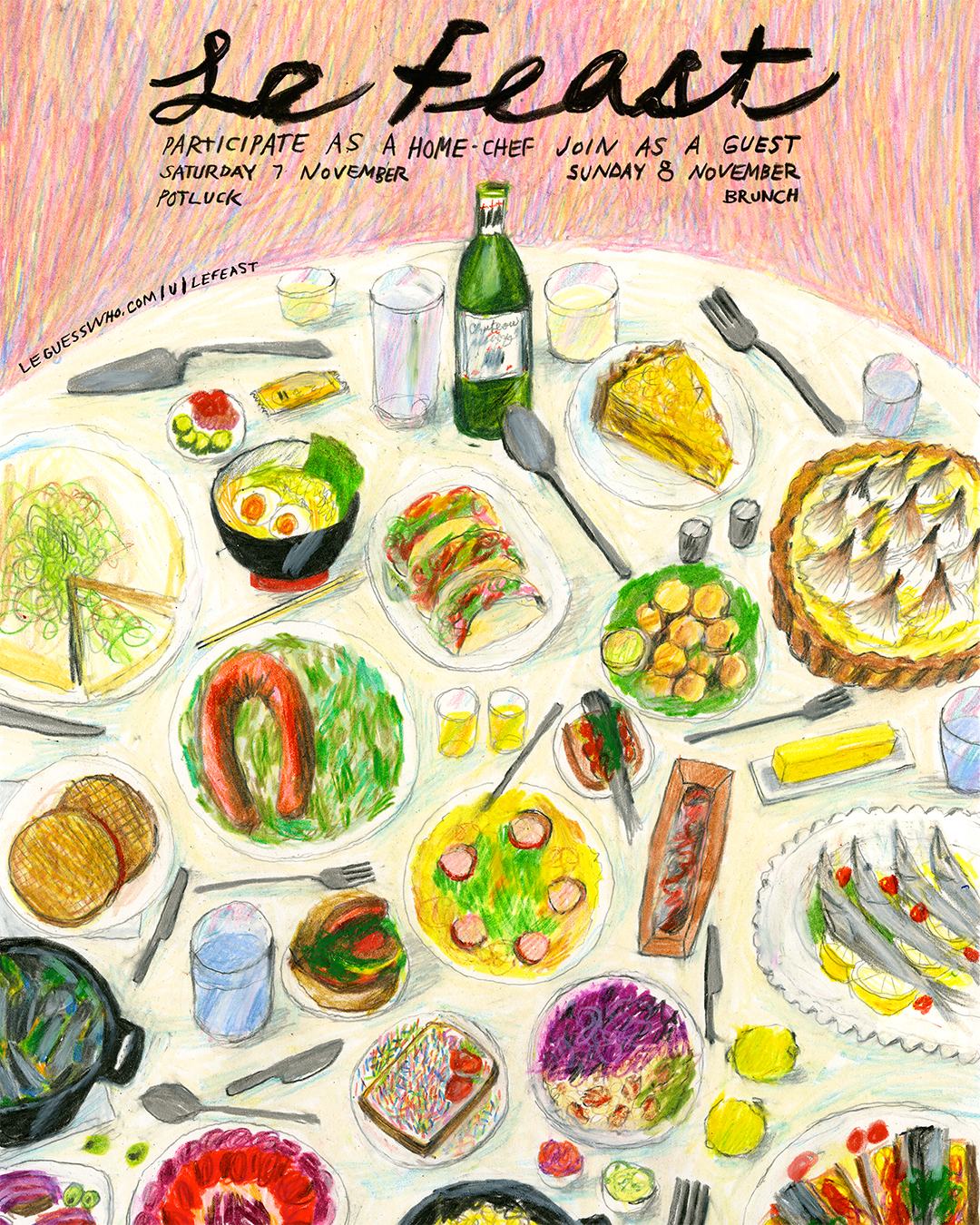 Le Feast invites you for a potluck & brunch